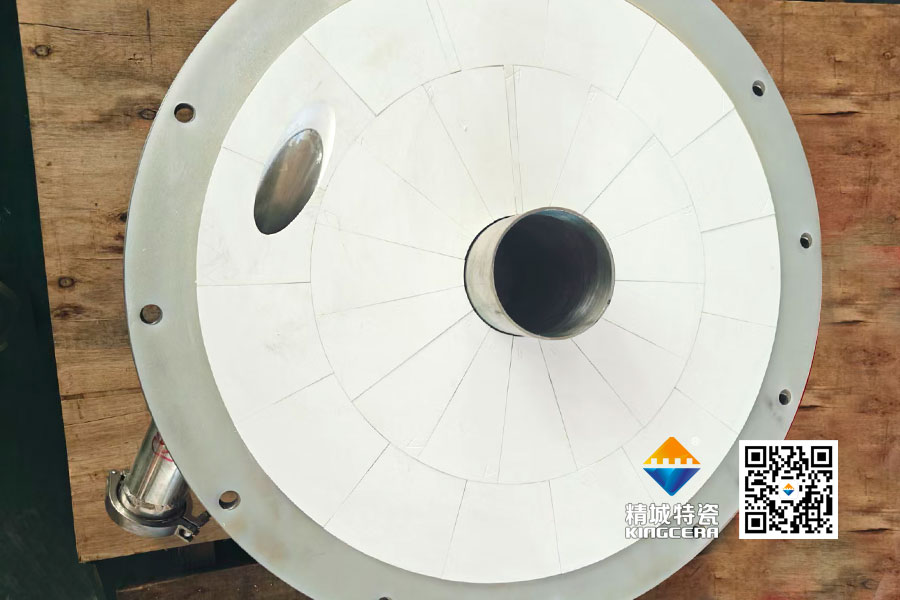 牙膏氣流磨專(zhuān)用ZTA陶瓷內(nèi)襯